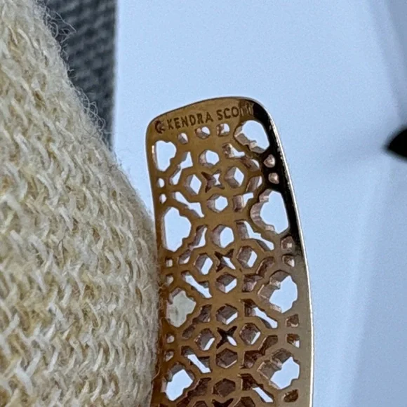 Kendra Scott Rose Gold Plated Uma Filigree Cuff Bracelet - Picture 3 of 7